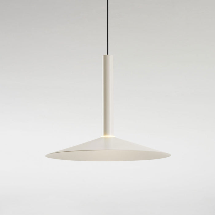 Milana Counterweight LED Pendant Light in Off White/Small.