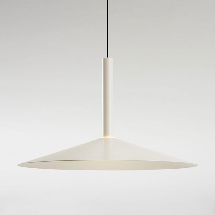 Milana Counterweight LED Pendant Light in Off White/Large.