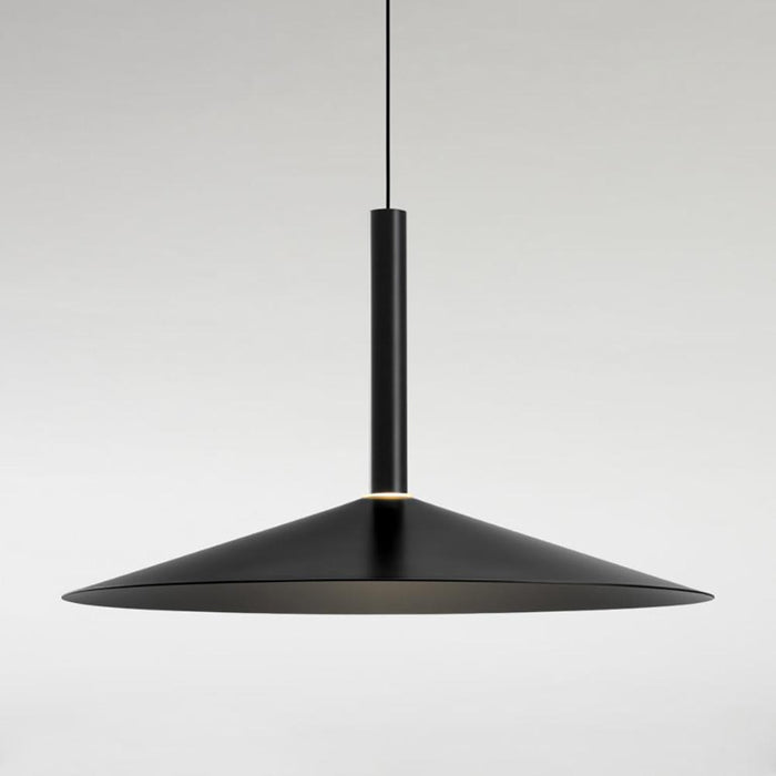Milana Counterweight LED Pendant Light in Black/Large.