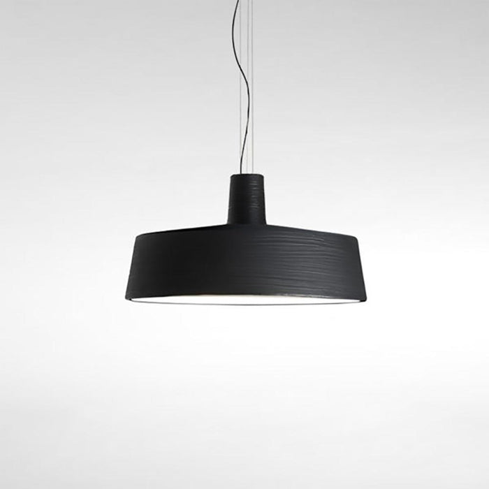 Soho LED Pendant Light in Black/Medium.