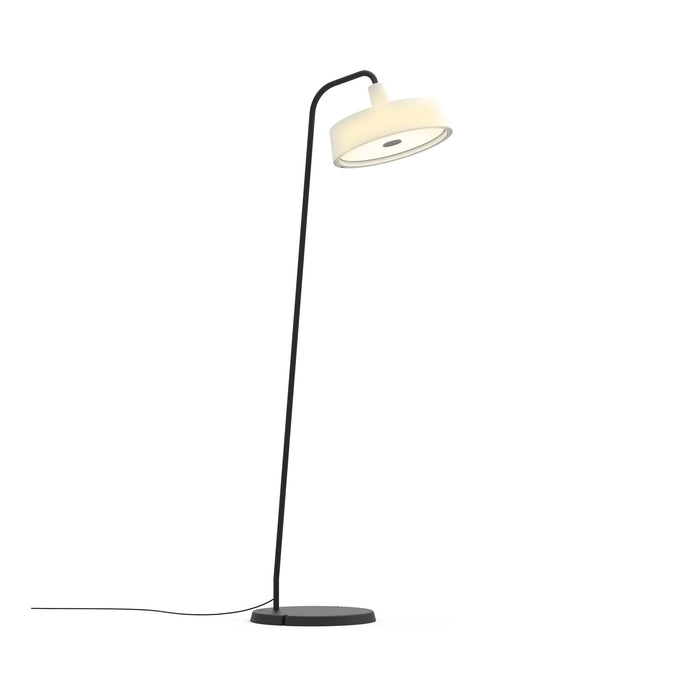 Soho Outdoor LED Floor Lamp in White.