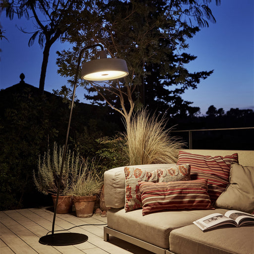 Soho Outdoor LED Floor Lamp in Outside Area.