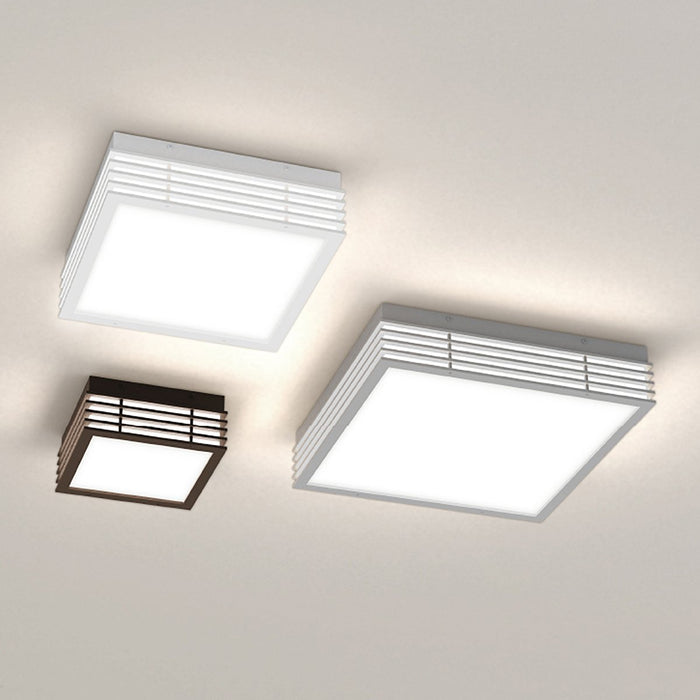 Marue™ Outdoor LED Semi Flush Mount Ceiling Light in Detail.