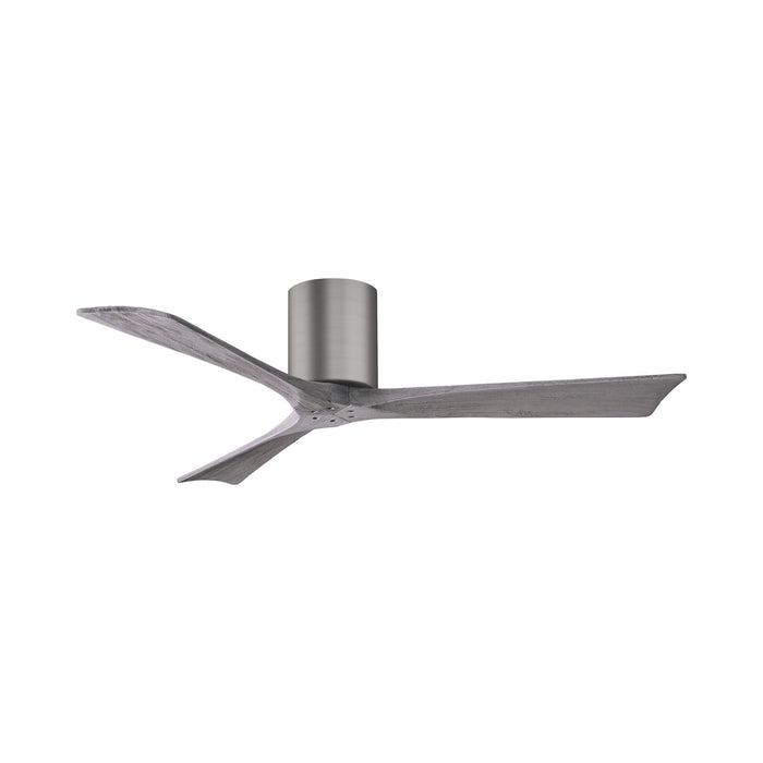 Irene IR3H Indoor / Outdoor Ceiling Fan in Brushed Pewter/Barn Wood (52-Inch).