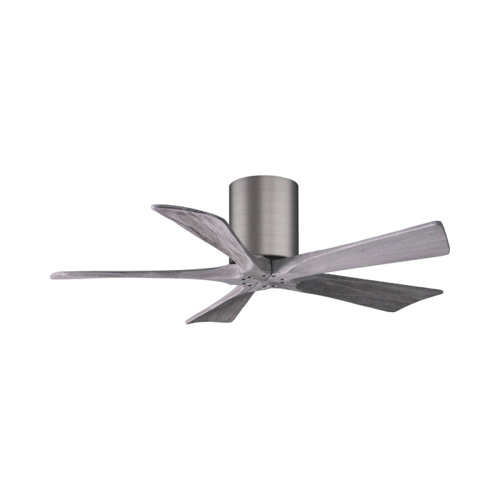 Irene IR5H Indoor / Outdoor Ceiling Fan in Brushed Pewter/Barn Wood (42-Inch).