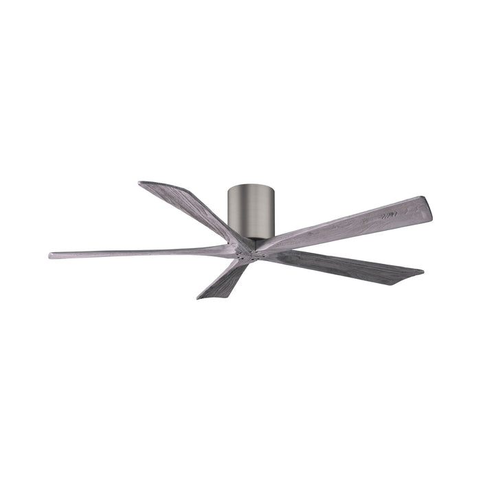 Irene IR5H Indoor / Outdoor Ceiling Fan in Brushed Pewter/Barn Wood (60-Inch).