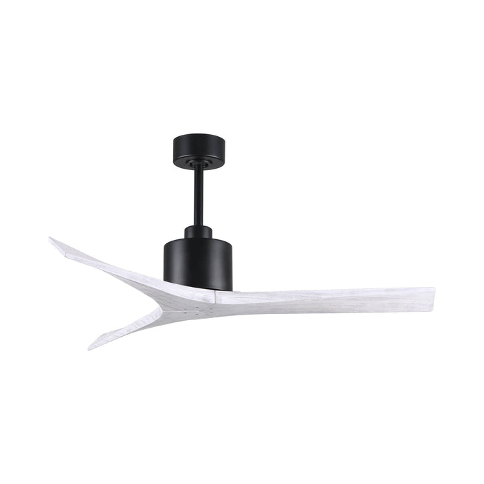 Mollywood Indoor / Outdoor Ceiling Fan in Matte Black/Matte White (52-Inch).