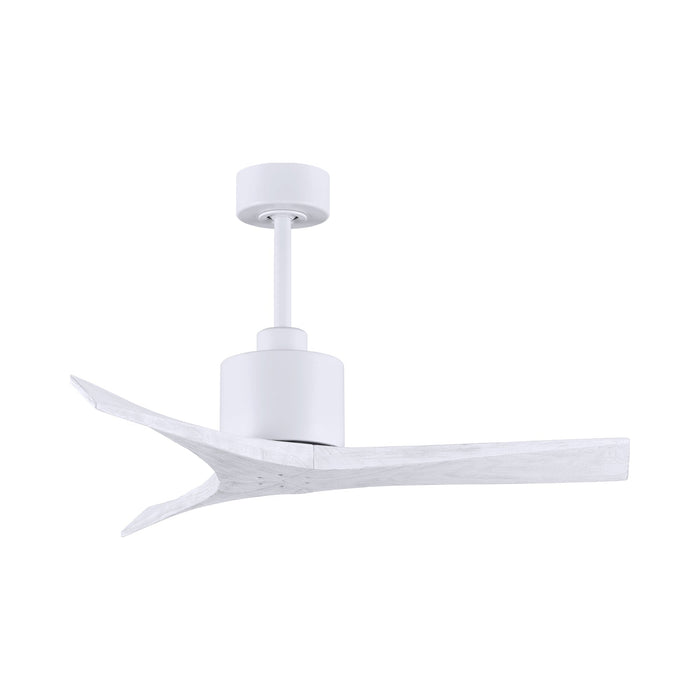 Mollywood Indoor / Outdoor Ceiling Fan in Matte White/Matte White (42-Inch).