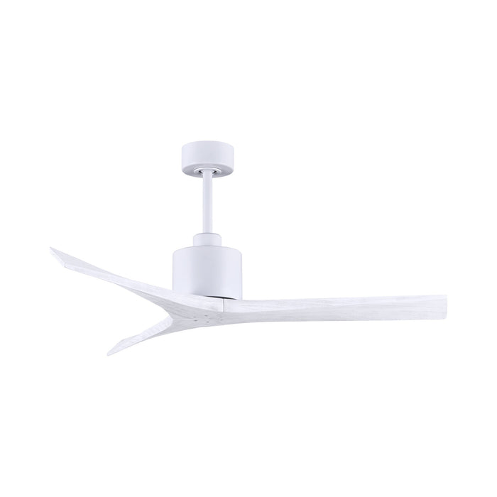 Mollywood Indoor / Outdoor Ceiling Fan in Matte White/Matte White (52-Inch).
