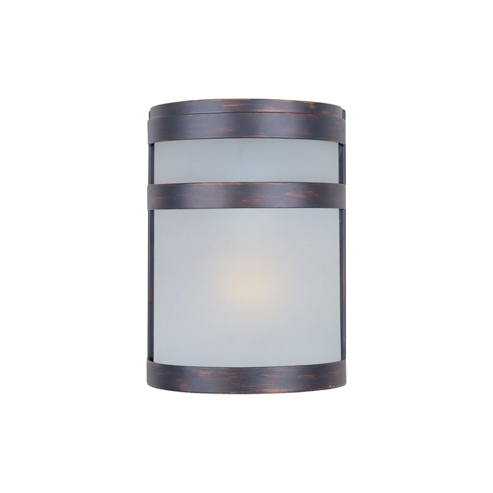 Arc Outdoor Wall Light in Incandescent/1-Light/Oil Rubbed Bronze.