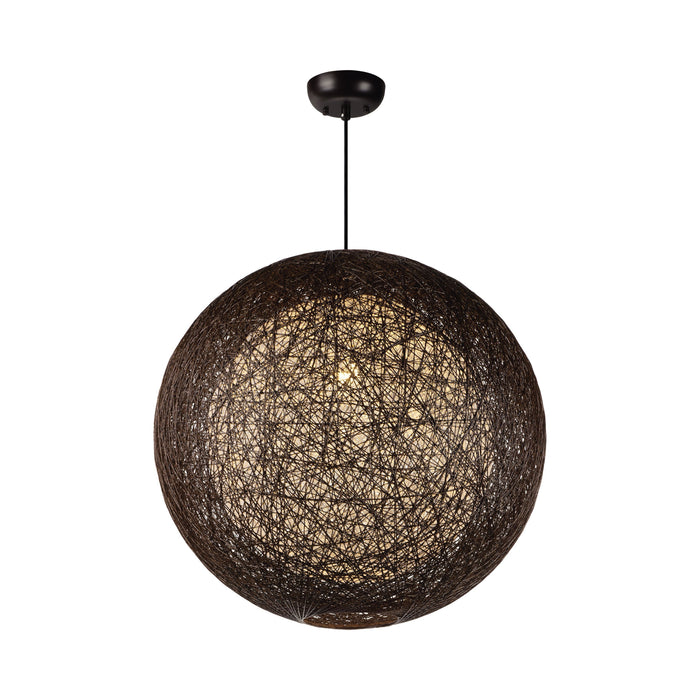 Bali Outdoor Pendant Light in Chocolate (Large).