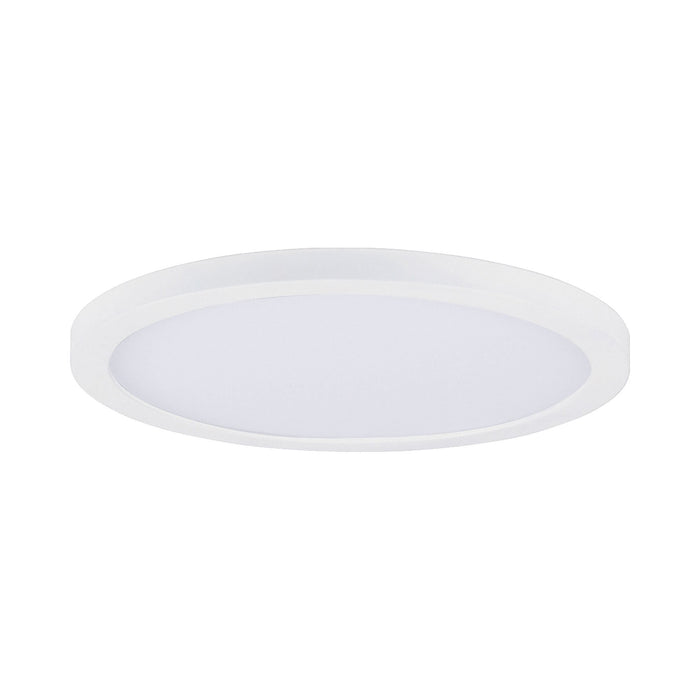 Chip LED Flush Mount Ceiling Light in Large/Round/White.