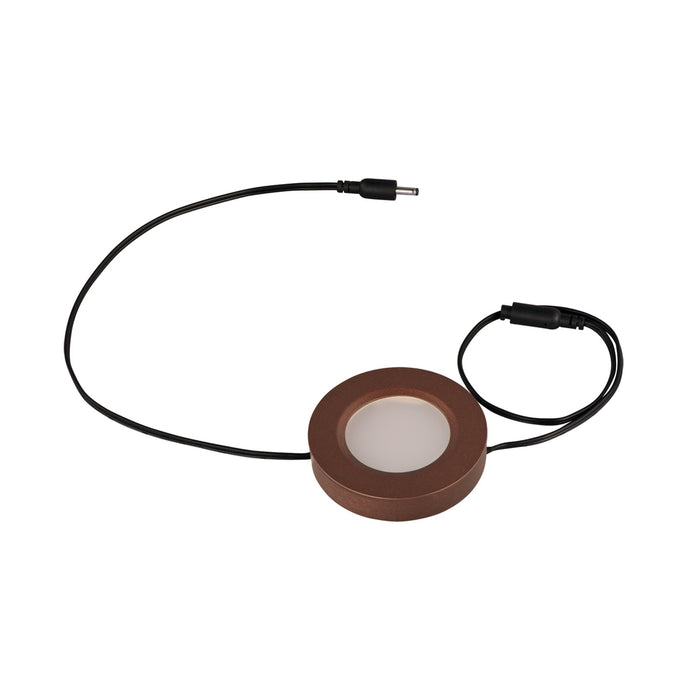 CounterMax MX-LD-D LED Disc Light in Anodized Bronze.