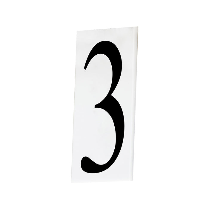 House Numbers in Number 3.