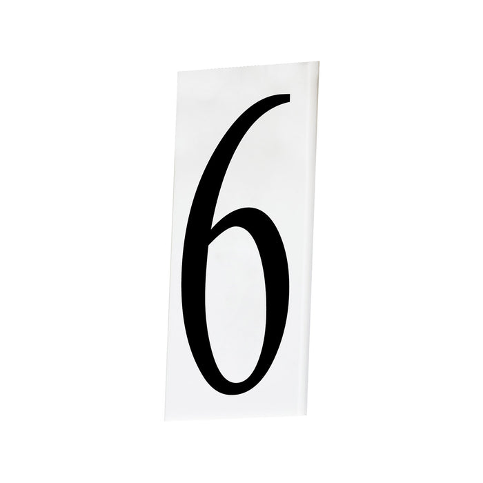House Numbers in Number 6.