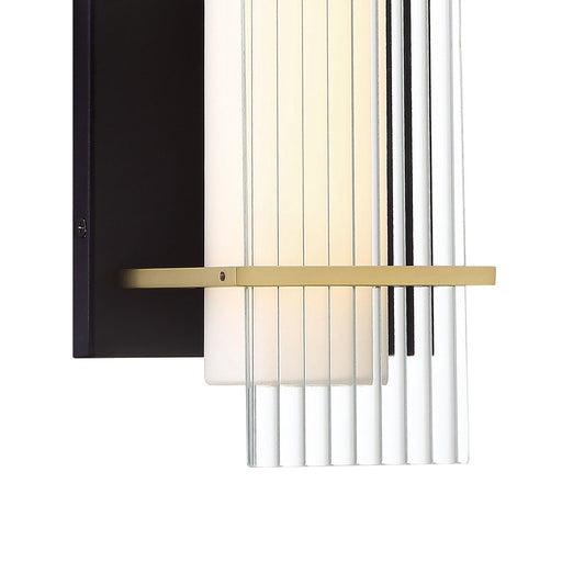 Midnight Gold Outdoor LED Wall Light Detail.