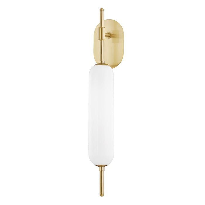 Miley Wall Light in Aged Brass.