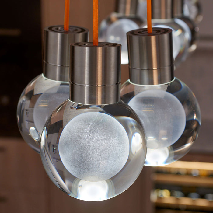 Mina 3-Light LED Pendant Light in kitchen.