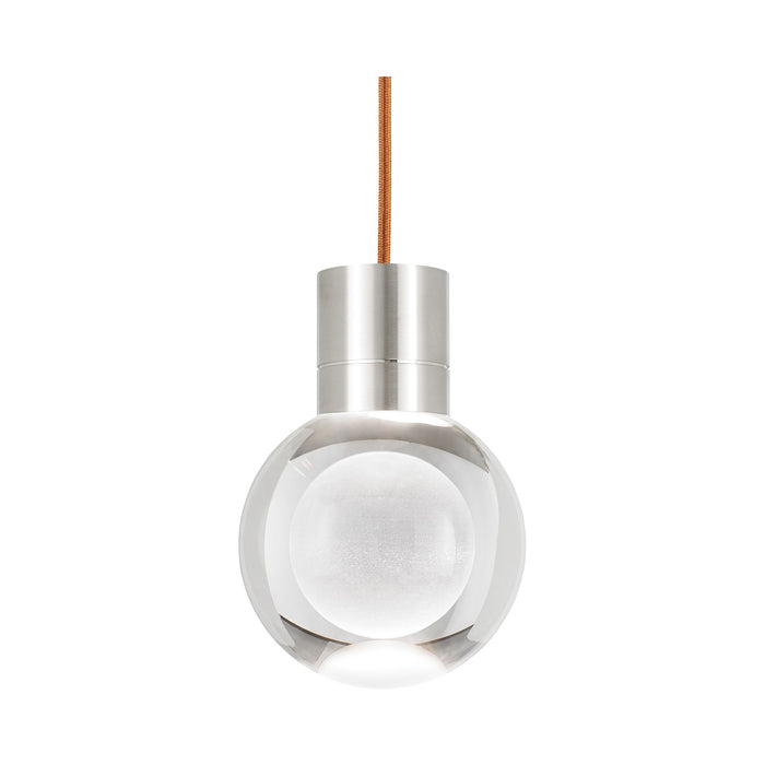 Mina 7-Light LED Pendant Light in Copper/Satin Nickel.