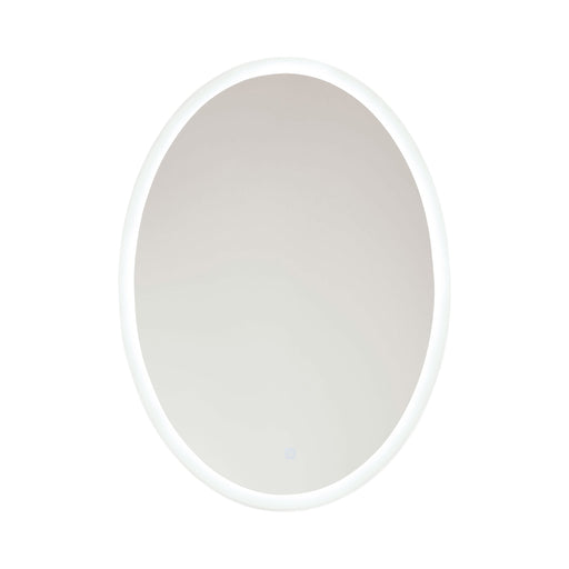 Mirrors LED Oval Mirror in Silver.