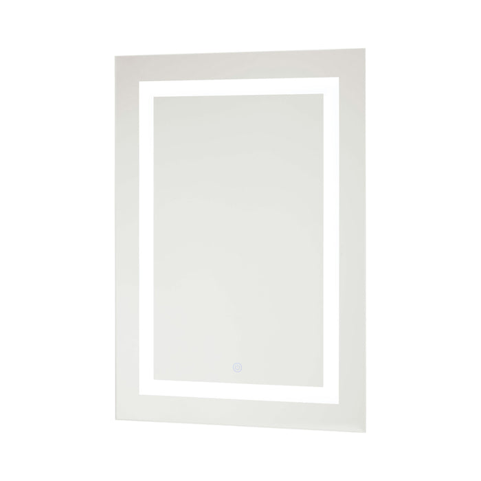 Mirrors LED Rectangular Mirror in Silver.