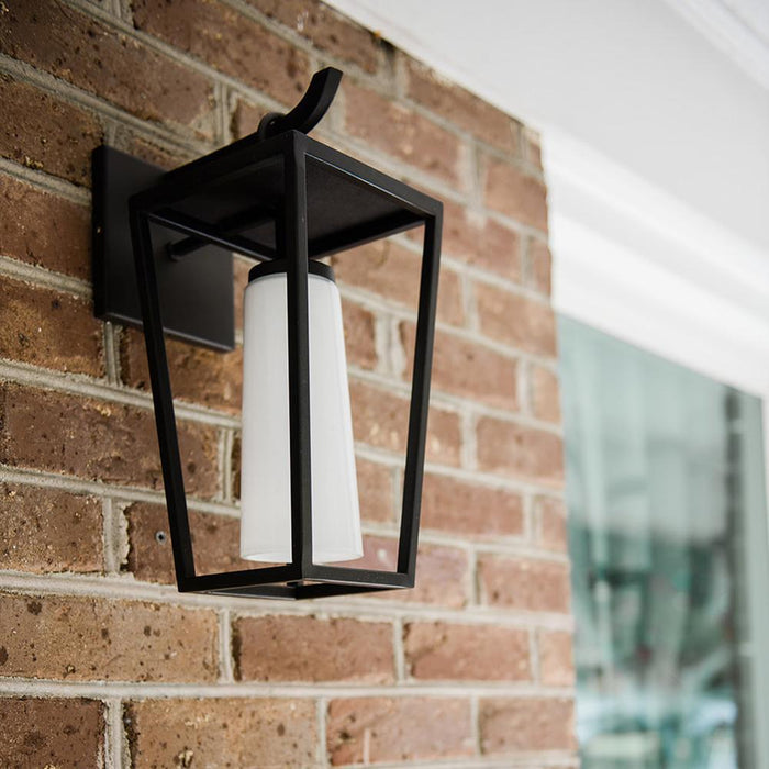 Mission Beach Outdoor Wall Sconce in Outdoor Area.