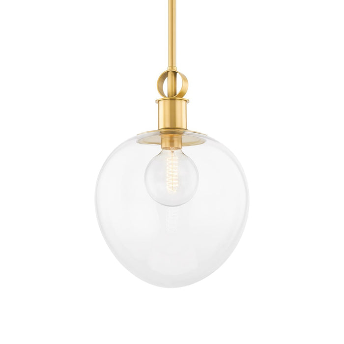 Anna Pendant Light in Aged Brass (Large).