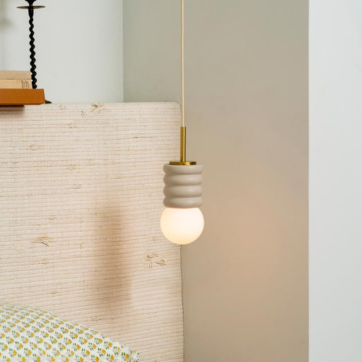 Bibi Pendant Light in bedroom.
