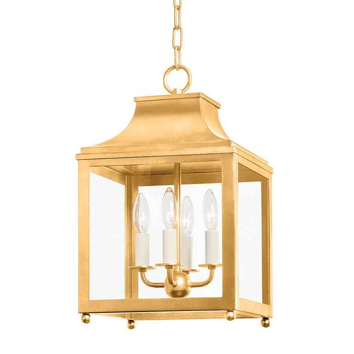 Leigh Pendant Light in Vintage Gold Leaf (Small).