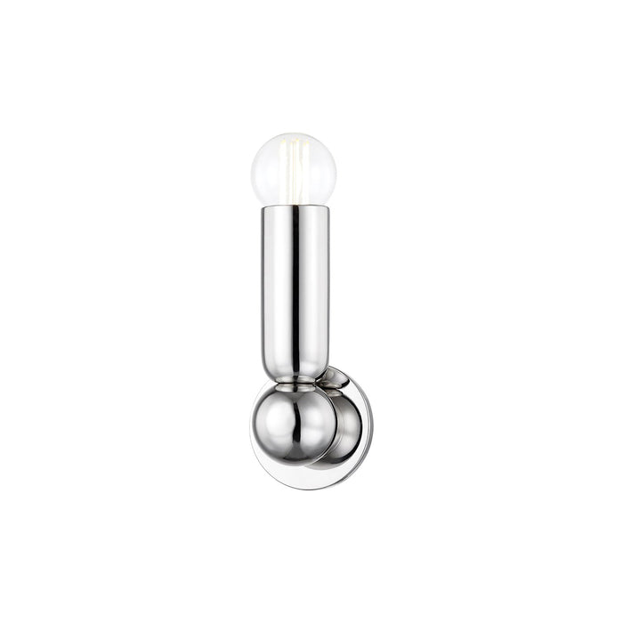 Lolly Wall Light in Polished Nickel (1-Light).