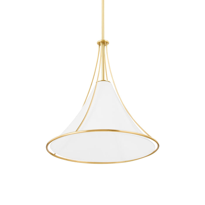 Madelyn Pendant Light in Aged Brass (Large).
