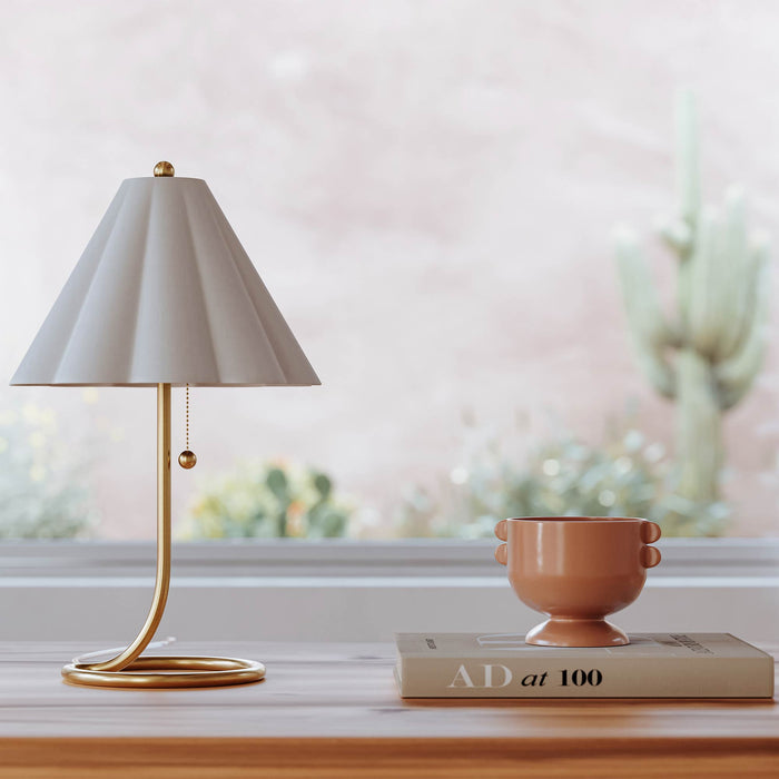 Martha Table Lamp in living room.