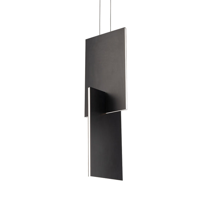 Amari LED Pendant Light in Black (Small).