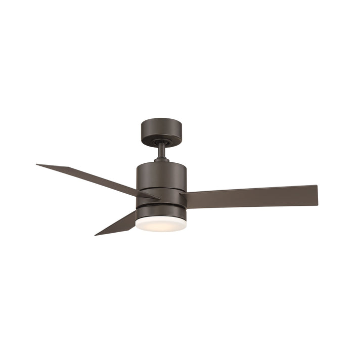 Axis Downrod LED Ceiling Fan in 44-Inch/Bronze.