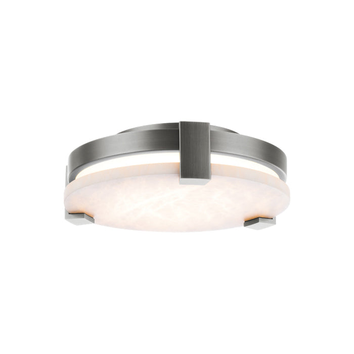 Catalonia LED Flush Mount Ceiling Light in Antique Nickel (Small).