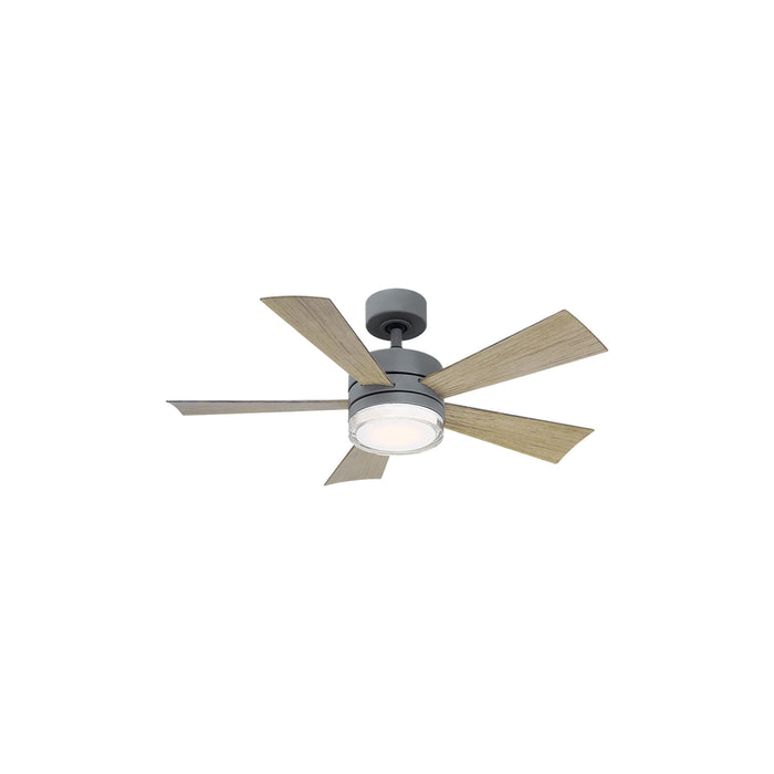 Wynd Downrod LED Ceiling Fan in 42-Inch/Graphite.