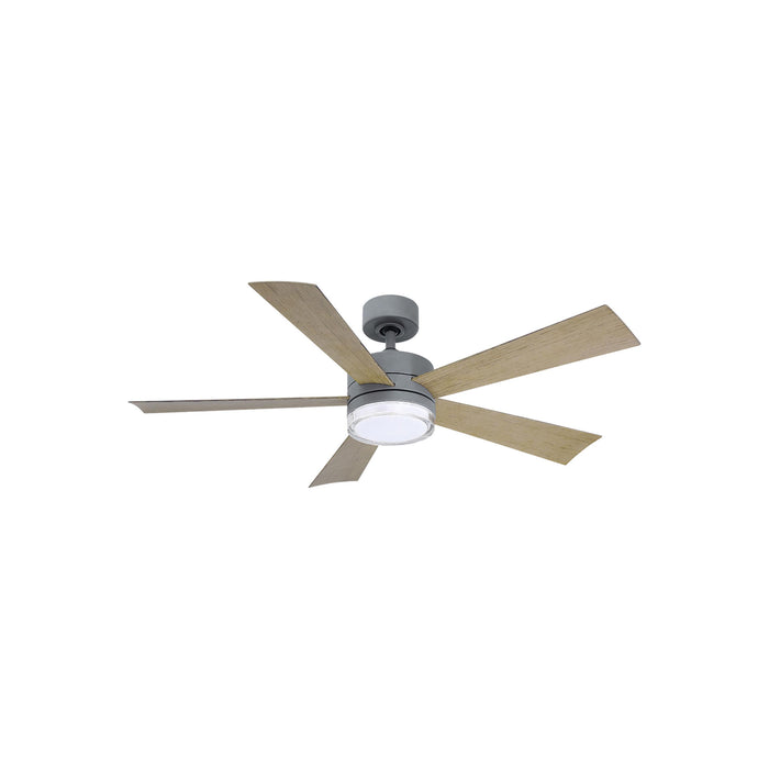 Wynd Downrod LED Ceiling Fan in 52-Inch/Graphite.