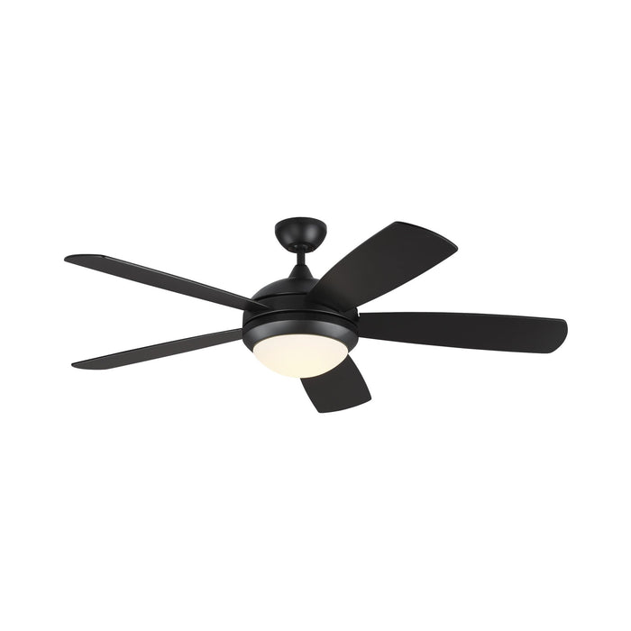 Discus Classic Smart Ceiling Fan in Midnight Black.