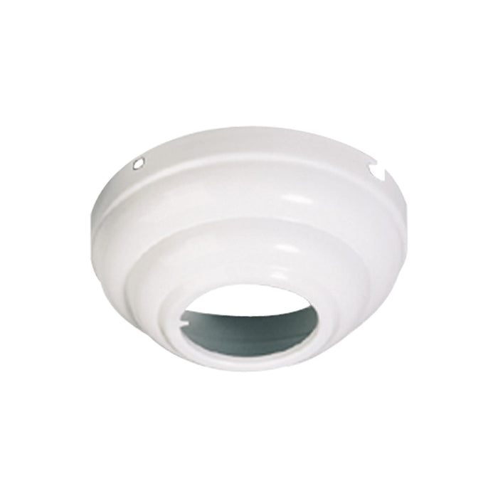 Slope Ceiling Adapter in Matte White.