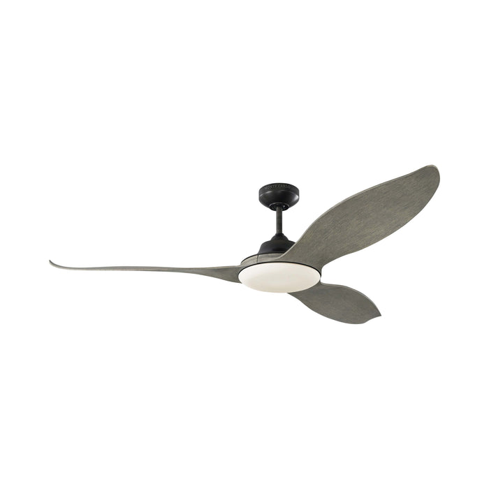 Stockton LED Ceiling Fan in Aged Pewter.