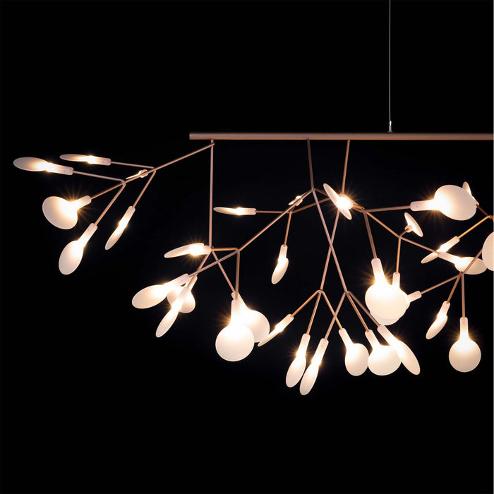 Heracleum III LED Linear Pendant Light in Detail.