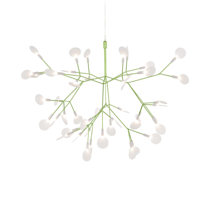 Heracleum III LED Pendant Light in Green (Small).