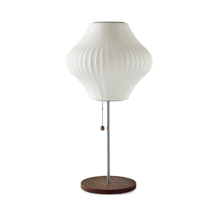 Nelson® Pear Lotus Table Lamp in Walnut