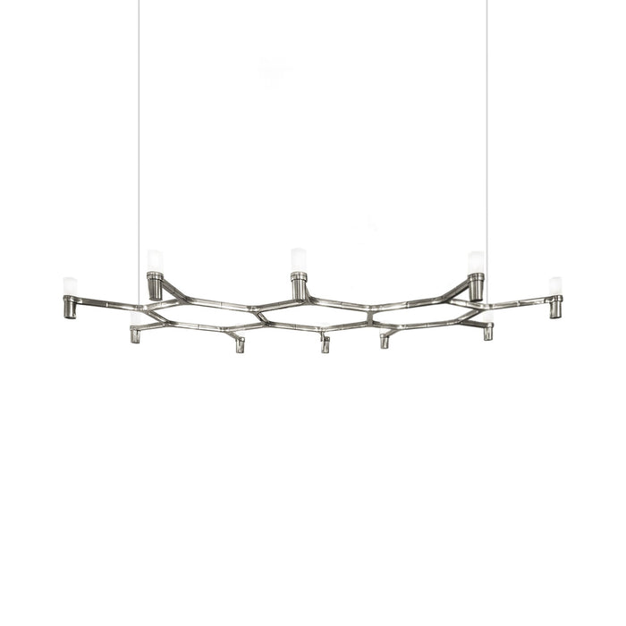 Crown Plana Linear Pendant Light in Polished (Small).