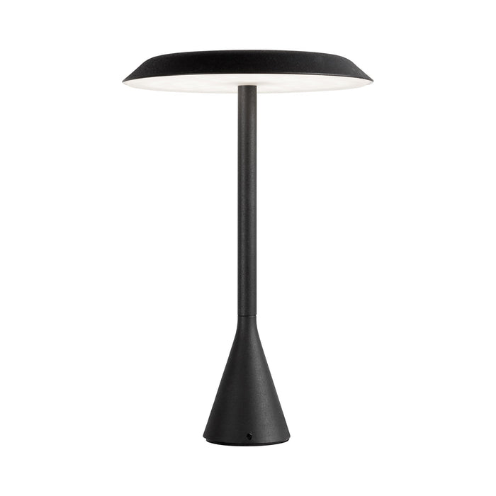 Panama LED Table Lamp in Coal Black (Large).