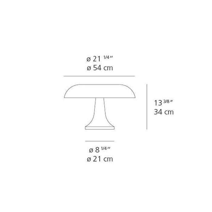 Nesso Table Lamp - line drawing.