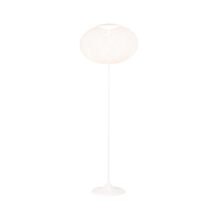 NR2 LED Floor Lamp in White.