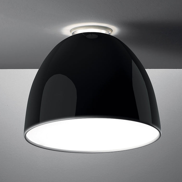 Nur Ceiling Light in Gloss Black/Mini/incandescent.