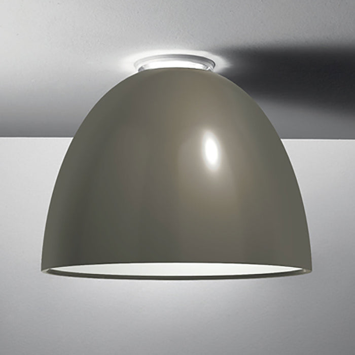 Nur Ceiling Light in Gloss Grey/Classic/incandescent.