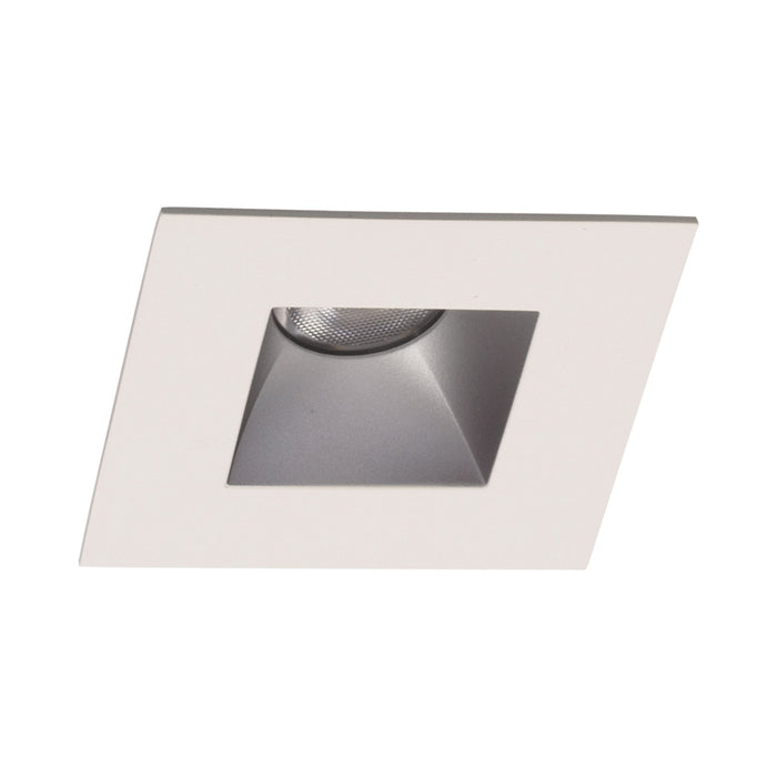 Ocularc 1.0 Square Open Reflector LED Recessed Trim in Haze/White.
